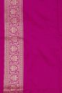 Banarasi Silk Pink Saree With Florals And Buttis Body
