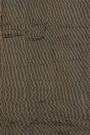 Fancy Tussar Black Saree With Lines And Florals Body And Kaddi Pallu