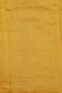 Fancy Tussar Yellow Saree With Lines And Florals Body And Kaddi Pallu