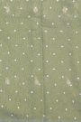 Fancy Tussar Dual Colour Saree With Florals And Leaves In Thread Work Body And Floral Brocade Pallu