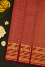 Kancheepuram Silk Magenta Saree With Elephants And Yalis Border