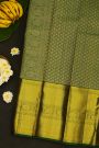 Kancheepuram Silk Purple Saree With Florals And Paisleys Body