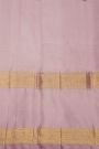 Kancheepuram Silk Wine Saree With Floral Buttis Body And Contrast Florals In Gap Border