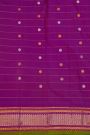 Gadwal Silk Red Saree With Florals In Zari Checks Body