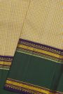 Kancheepuram Silk Multi-Colour Saree With Kattam Checks