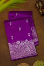 Fancy Matka Silk Purple Saree