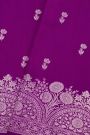 Fancy Matka Silk Purple Saree