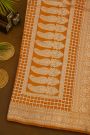 Fancy Matka Silk Mustard Yellow Saree