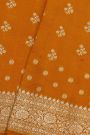 Fancy Matka Silk Mustard Yellow Saree