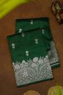 Fancy Matka Silk Bottle Green Saree