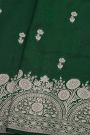 Fancy Matka Silk Bottle Green Saree