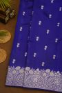 Fancy Matka Silk Royal Blue Saree