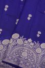 Fancy Matka Silk Royal Blue Saree