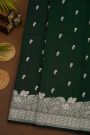 Fancy Matka Silk Bottle Green Saree