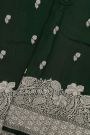 Fancy Matka Silk Bottle Green Saree