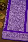 Fancy Matka Silk Royal Blue Saree