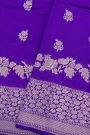 Fancy Matka Silk Royal Blue Saree