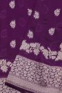 Fancy Matka Silk Purple Saree
