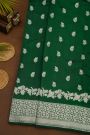 Fancy Matka Silk Bottle Green Saree
