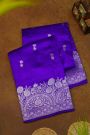 Fancy Matka Silk Royal Blue Saree