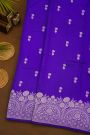 Fancy Matka Silk Royal Blue Saree
