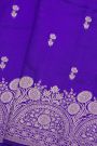 Fancy Matka Silk Royal Blue Saree