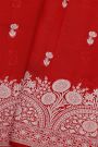 Fancy Matka Silk Red Saree