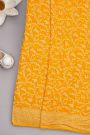 Banarasi Georgette Mustard Saree