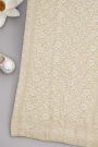 Banarasi Kaddi Georgette Light Yellow Saree With Florals And Leaves Jaal Body