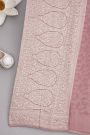Banarasi Georgette Mauve Saree With Animals And Birds Border