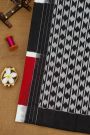 Ikat Silk Multi-Colour Saree With Multi Colour Lines Body