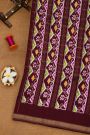 Ikat Silk Multi-Colour Saree With Florals And Buttis Body