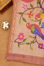Fusion Banarasi Silk Jamdani Weaving Maroon Saree With Shadow Work