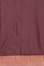 Fusion Banarasi Silk Jamdani Weaving Maroon Saree With Shadow Work