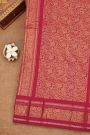 Fusion Silk Off White Saree With Florals In Thread Work Body