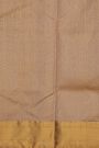 Chanderi Silk Beige Saree With Meenakari Zari Buttis