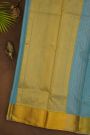 Chanderi Silk Ice Blue Saree With Meenakari Zari Buttis