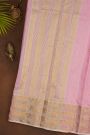 Chanderi Silk Baby Pink Saree