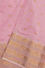 Chanderi Silk Baby Pink Saree