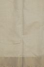 Chanderi Silk Off White Saree With Kaddi Border