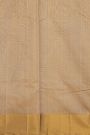 Chanderi Silk Cream Saree With Meenakari Zari Buttis And Kaddi Border