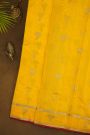 Chanderi Silk Yellow Saree