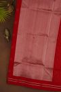 Chanderi Silk Red Saree