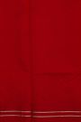Chanderi Silk Red Saree