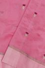 Chanderi Silk Pink Saree