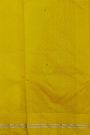 Chanderi Silk Yellow Saree With Floral Buttis Body
