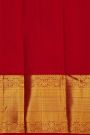 Kancheepuram Silk Red Saree With Florals And Diamonds In Zari Border