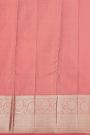 Kancheepuram Silk Baby Pink Saree With Boxes In Weaving Body Self Zari Border