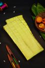 Kancheepuram Silk Lime Green Saree With Zari Checks