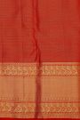 Kancheepuram Silk Red Bridal Tissue Saree WIth All Over Jaal